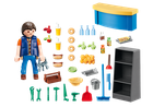 Playmobil, City Life, Ingrijitor si chiosc, 9457