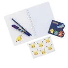Pokemon, set de rechizite scolare: creion, radiera, stilou cu sase culori, penita, autocolante, 6 buc.