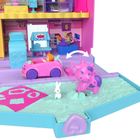 Polly Pocket, Pollyville, Fresh Market, set de joaca cu 2 papusi si accesorii
