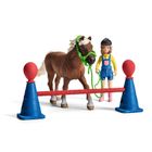 Schleich, Farm World, Antrenament de agilitate pentru ponei, set, 42481
