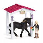 Schleich, Horse Club, Tarc pentru cai Tori & Princess, set, 42437