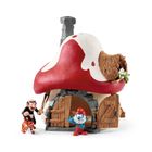 Schleich, Pre School Smurfs, Casa strumfilor cu 2 figurine, set, 20803