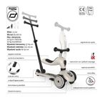 Scoot & Ride, Highwaykick 1 Push and Go, trotineta cu scaun si maner 3 in 1, Ash