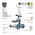 Scoot & Ride, Highwaykick 1, vehicul fara pedale si trotineta 2 in 1, Steel