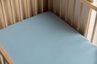Sensillo, Cearsaf cu elastic Deluxe Jersey, Albastru, 120-60 cm