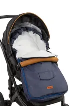 Sensillo, Sac de dormit polar pentru carucior, Bleumarin, 95-40 cm