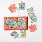 Smiki, ABC-ul orasului, puzzle cu labirint, 20 de imagini, 12 elemente