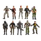 Smiki, Armed Forces, 10 figurine, 3 mijloace de transport, set