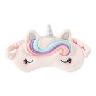 Smiki, Glow Girl, geanta de cosmetice din plus cu masca de dormit, unicorn