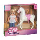Smiki, Lili, papusa mica, set cu figurina de calut