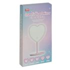 Smiki, oglinda cu lumini LED, inimioara