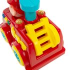 Smiki, Press & go, Masina de pompieri, vehicul, cu lumini si sunete