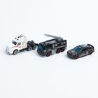 Smiki, Sevicii de interventie, Politia, set de vehicule cu accesorii