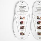 Smiki, sireturi din silicon fara legare, 8+8 alb