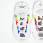 Smiki, sireturi din silicon fara legare, 8+8 colorate