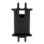 Smiki, suport pentru telefon din silicon, negru