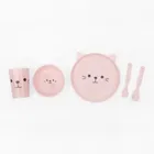 Smiki, Very Bunny, Pisicuta, set de vase din plastic