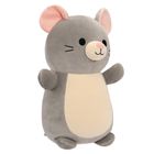Squishmallows, Hugmee, Misty - Grey Mouse, jucarie de plus, 40 cm