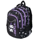 St.Majewski, Kuromi, rucsac pentru scoala, cu 4 compartimente, Black