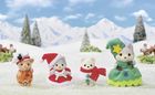 Sylvanian Families, Intalnirea prietenilor de sarbatori, set cu figurine, 5710