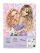 Top Model, BFF, brelocuri pentru prietene, 2 jumatati de inima, violet