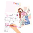 Top Model, carte de colorat cu lumini LED si sunet