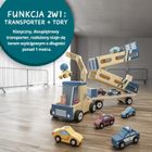 Topbright, Transportator de masini si pista de curse 2in1, 36 luni+