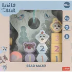Trefl, Babies and the Bear, labirint cu bile din lemn, jucarie educativa