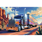 Trefl, Big Truck, puzzle, 160 piese