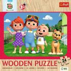 Trefl, CoComelon, puzzle din lemn, 24 piese