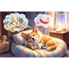 Trefl, Corgi, puzzle, 60 piese