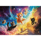 Trefl, Cosmic Kitties, puzzle, 500 piese