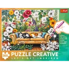 Trefl, Creative, Cats on the Sofa, puzzle, 500 piese