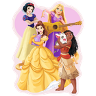 Trefl, Disney Princess, puzzle din lemn, 50 piese