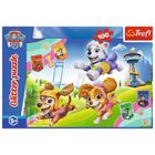 Trefl, Glitter, Paw Patrol, puzzle cu sclipici, 100 piese