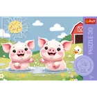 Trefl, Happy Piggies, puzzle, 30 piese