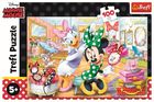 Trefl, Minnie Mouse, Minnie in saloane de frumusete, puzzle, 100 piese