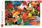 Trefl, Pasari colorate, puzzle, 500 piese