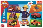 Trefl, Pompierul Sam, Vehiculele lui Sam, puzzle, 100 piese