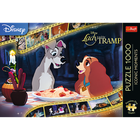 Trefl, Premium Plus, Disney, Doamna si Vagabondul, puzzle, 1000 piese