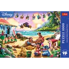 Trefl, Premium Plus, Lilo si Stitch, Beach Party, puzzle, 1000 piese