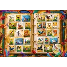 Trefl, Stamps with Birds, puzzle, 1000 piese