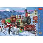 Trefl, Tea Time: Christmas Train, puzzle, 1000 piese