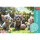 Trefl, Three Kitties, puzzle, 60 piese