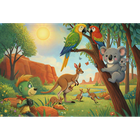 Trefl, Trefliks, Inspired By Nature, Koala si cangurii, puzzle, 100 piese
