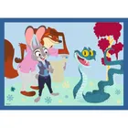 Trefl, Zootopia, puzzle 4in1