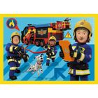 Trelf, Pompierul Sam, puzzle 4in1, 207 piese