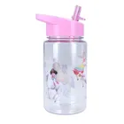 Unicorn Academy, Drink Up, sticla da apa cu pai, roz, 450 ml