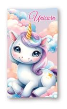 Unicorn, prosop din microfibra, 70-140 cm