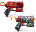 Zuru, X-Shot, Flux, Skins, 2 blastere si 16 proiectile, set de joaca